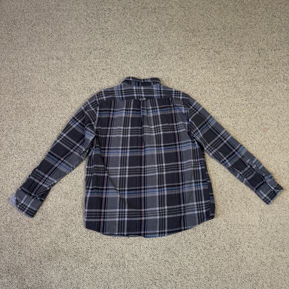 Eddie Bauer Button Up Flannel Cotton Shirt US Men's XL New - Picture 3 of 7
